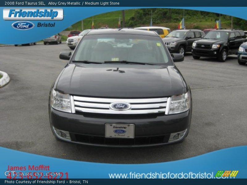 Alloy Grey Metallic / Medium Light Stone 2008 Ford Taurus SEL