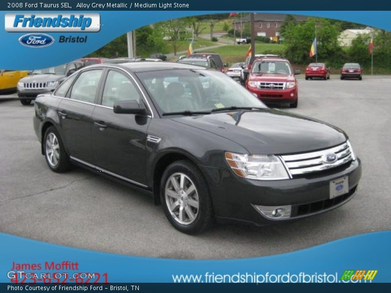 Alloy Grey Metallic / Medium Light Stone 2008 Ford Taurus SEL