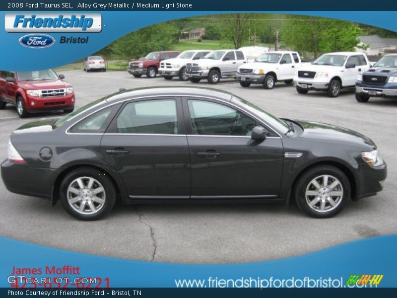 Alloy Grey Metallic / Medium Light Stone 2008 Ford Taurus SEL