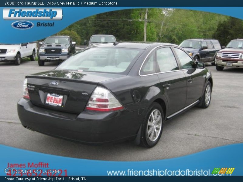 Alloy Grey Metallic / Medium Light Stone 2008 Ford Taurus SEL