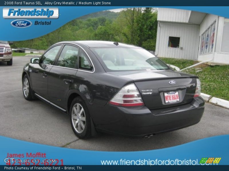 Alloy Grey Metallic / Medium Light Stone 2008 Ford Taurus SEL