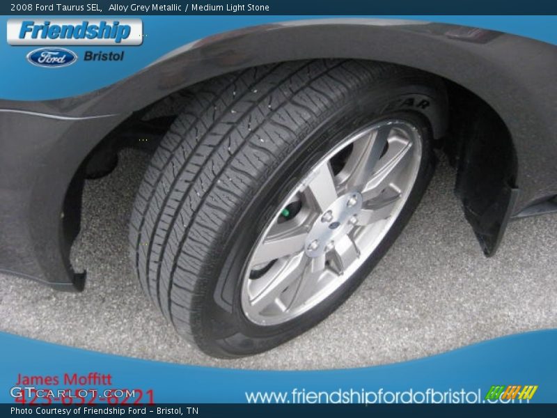 Alloy Grey Metallic / Medium Light Stone 2008 Ford Taurus SEL