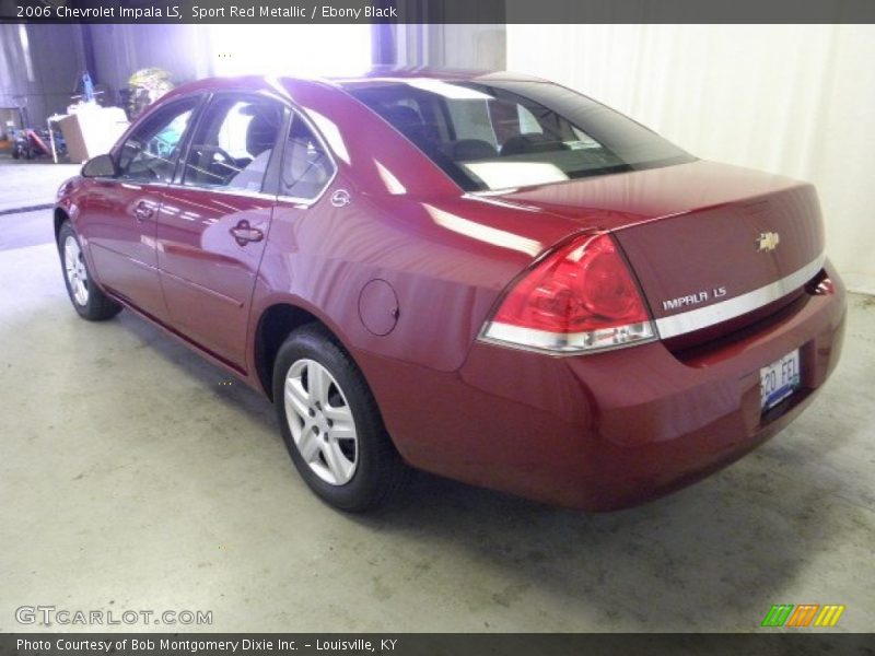 Sport Red Metallic / Ebony Black 2006 Chevrolet Impala LS