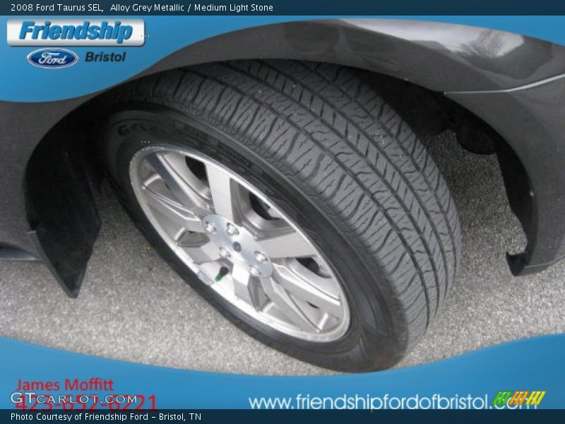 Alloy Grey Metallic / Medium Light Stone 2008 Ford Taurus SEL