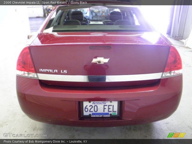 Sport Red Metallic / Ebony Black 2006 Chevrolet Impala LS