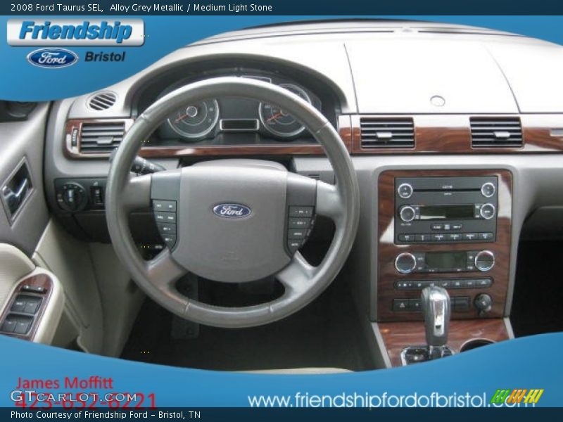 Alloy Grey Metallic / Medium Light Stone 2008 Ford Taurus SEL