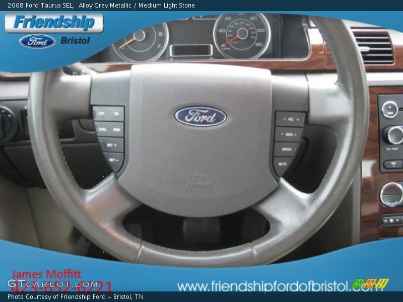Alloy Grey Metallic / Medium Light Stone 2008 Ford Taurus SEL
