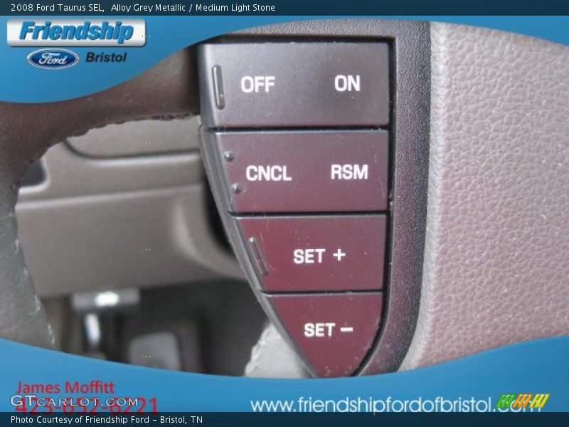 Alloy Grey Metallic / Medium Light Stone 2008 Ford Taurus SEL