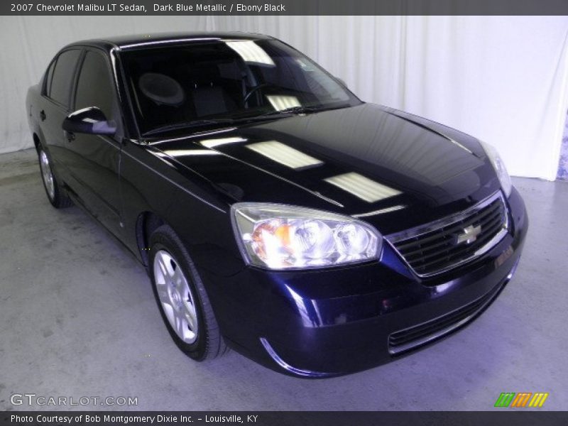 Dark Blue Metallic / Ebony Black 2007 Chevrolet Malibu LT Sedan