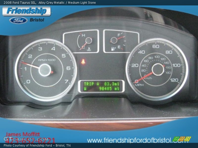 Alloy Grey Metallic / Medium Light Stone 2008 Ford Taurus SEL