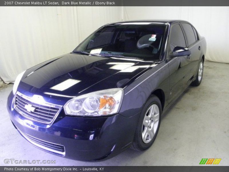 Dark Blue Metallic / Ebony Black 2007 Chevrolet Malibu LT Sedan