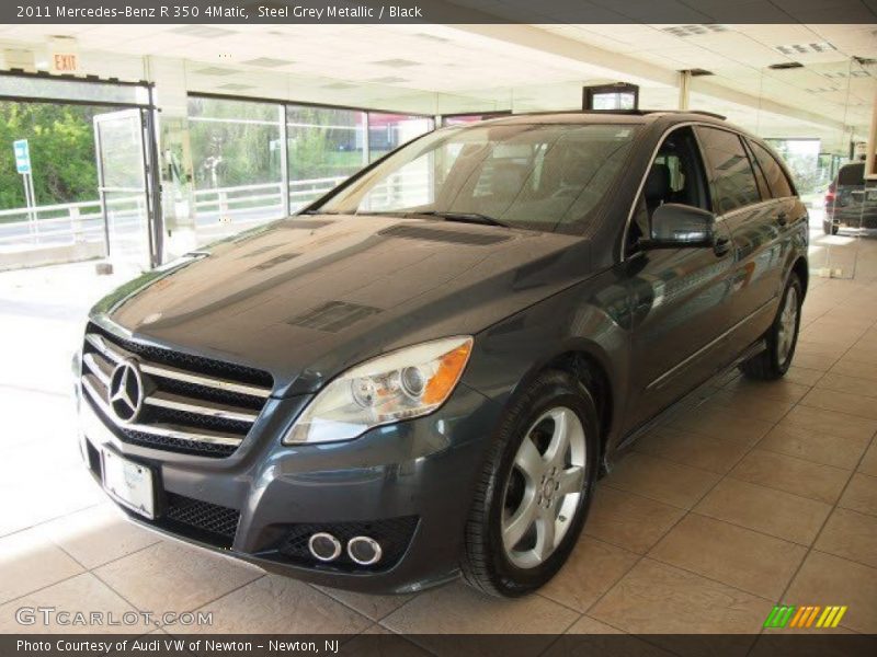 Steel Grey Metallic / Black 2011 Mercedes-Benz R 350 4Matic