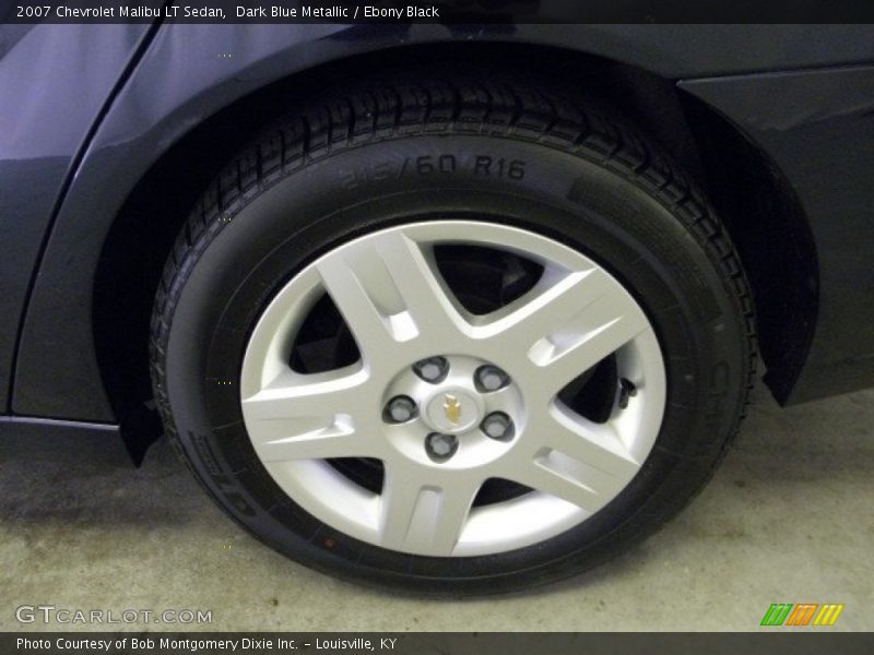 Dark Blue Metallic / Ebony Black 2007 Chevrolet Malibu LT Sedan