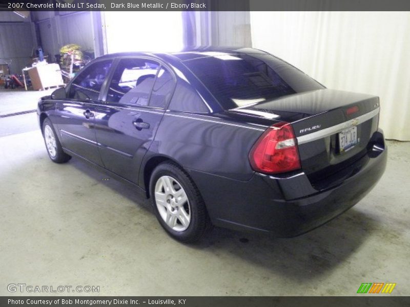 Dark Blue Metallic / Ebony Black 2007 Chevrolet Malibu LT Sedan