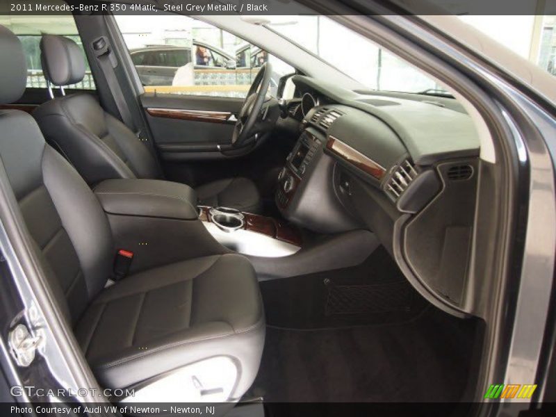 Steel Grey Metallic / Black 2011 Mercedes-Benz R 350 4Matic