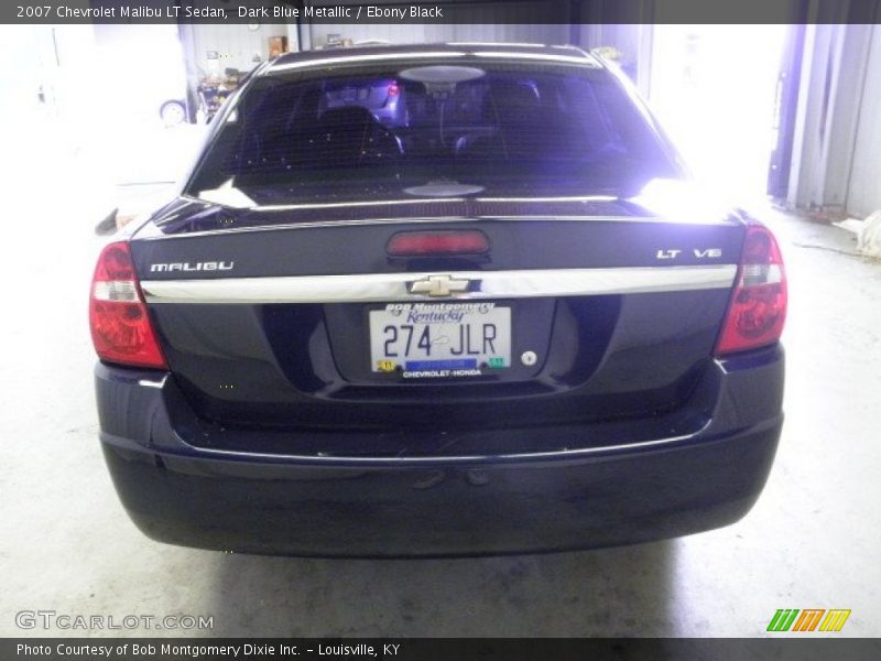 Dark Blue Metallic / Ebony Black 2007 Chevrolet Malibu LT Sedan