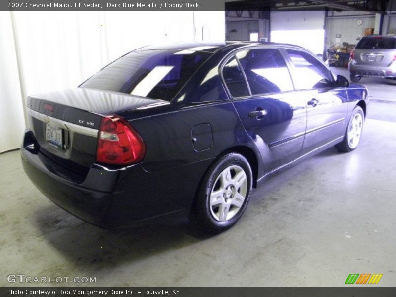 Dark Blue Metallic / Ebony Black 2007 Chevrolet Malibu LT Sedan