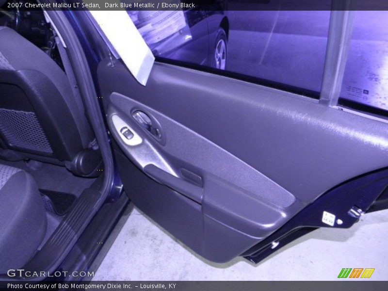 Dark Blue Metallic / Ebony Black 2007 Chevrolet Malibu LT Sedan