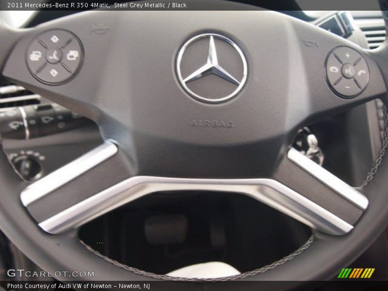 Steel Grey Metallic / Black 2011 Mercedes-Benz R 350 4Matic
