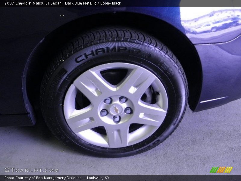 Dark Blue Metallic / Ebony Black 2007 Chevrolet Malibu LT Sedan