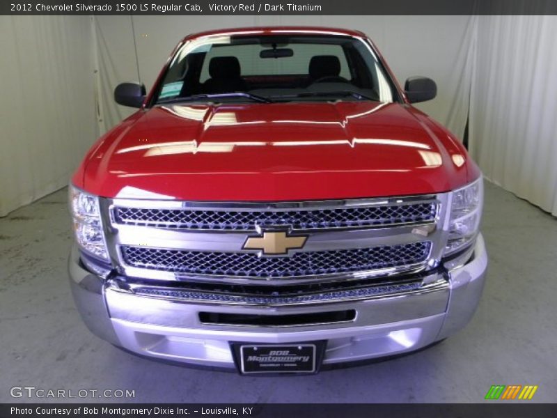 Victory Red / Dark Titanium 2012 Chevrolet Silverado 1500 LS Regular Cab