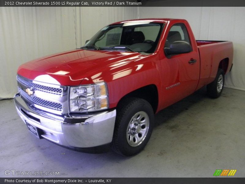 Victory Red / Dark Titanium 2012 Chevrolet Silverado 1500 LS Regular Cab