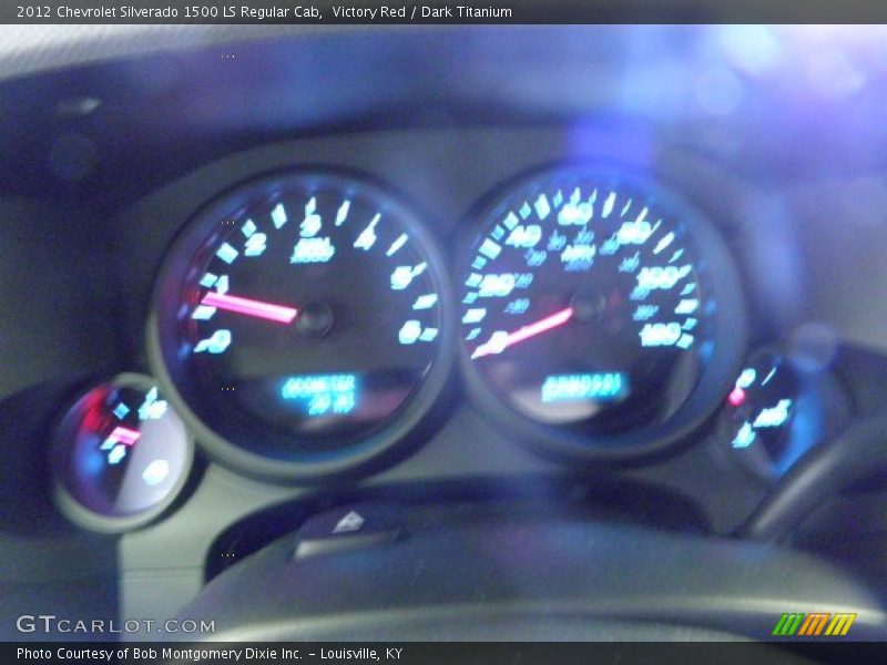 Victory Red / Dark Titanium 2012 Chevrolet Silverado 1500 LS Regular Cab