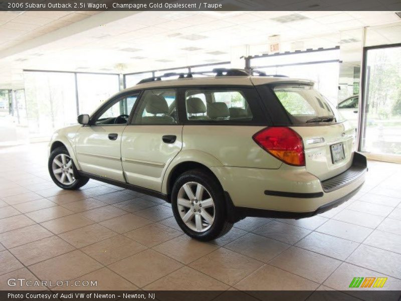 Champagne Gold Opalescent / Taupe 2006 Subaru Outback 2.5i Wagon