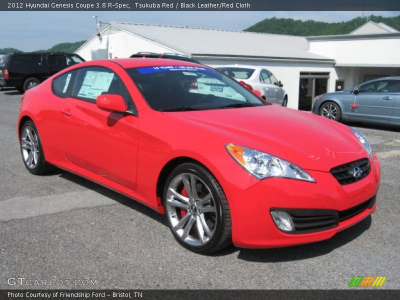Front 3/4 View of 2012 Genesis Coupe 3.8 R-Spec