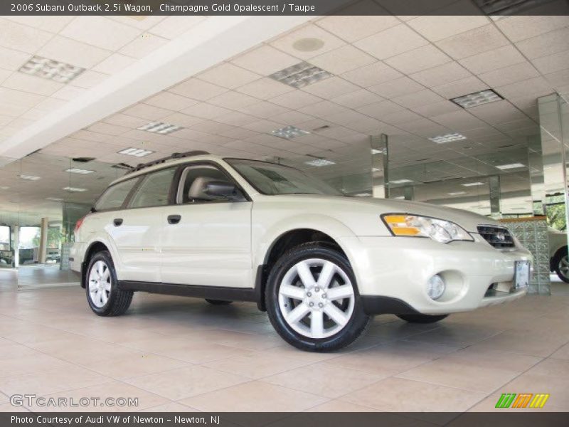 Champagne Gold Opalescent / Taupe 2006 Subaru Outback 2.5i Wagon