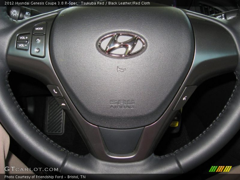 Tsukuba Red / Black Leather/Red Cloth 2012 Hyundai Genesis Coupe 3.8 R-Spec