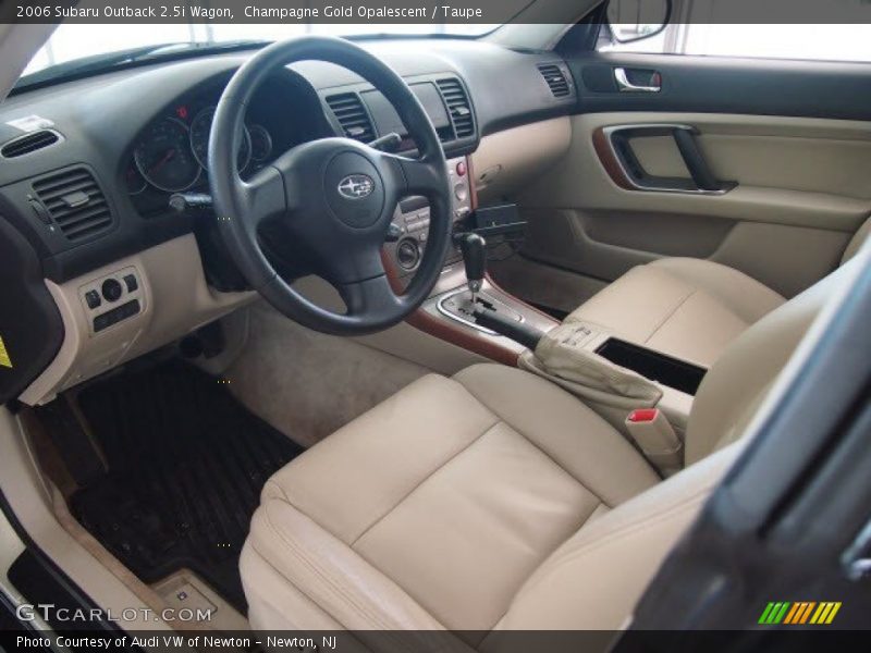 Champagne Gold Opalescent / Taupe 2006 Subaru Outback 2.5i Wagon
