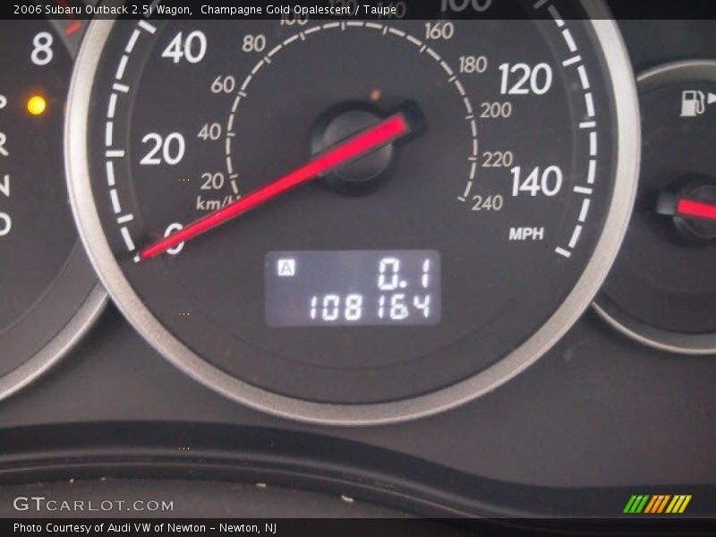 Champagne Gold Opalescent / Taupe 2006 Subaru Outback 2.5i Wagon