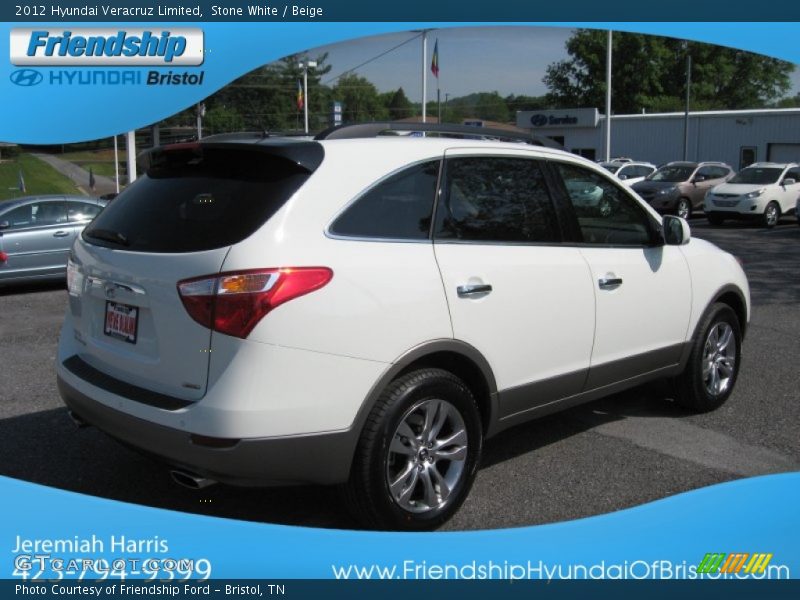 Stone White / Beige 2012 Hyundai Veracruz Limited