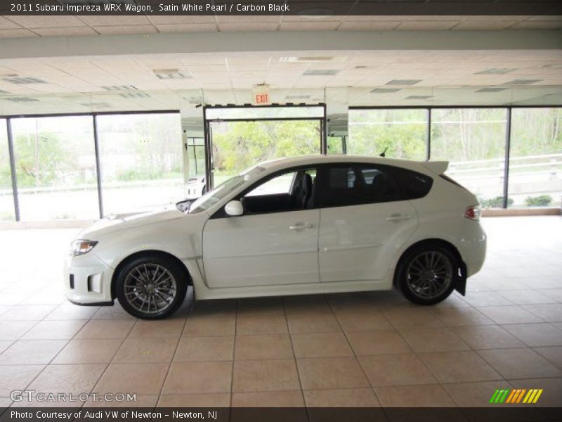 Satin White Pearl / Carbon Black 2011 Subaru Impreza WRX Wagon