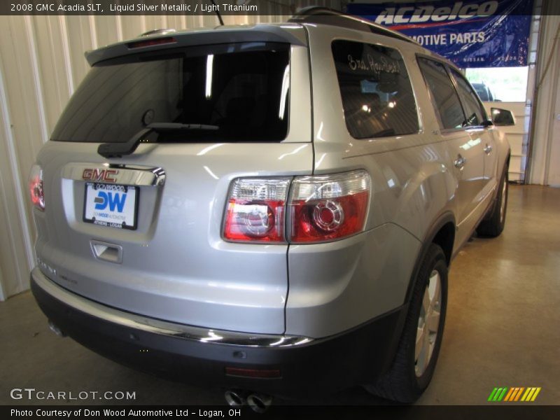 Liquid Silver Metallic / Light Titanium 2008 GMC Acadia SLT