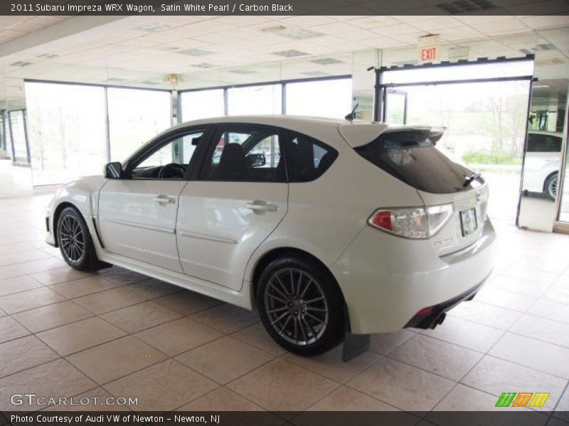 Satin White Pearl / Carbon Black 2011 Subaru Impreza WRX Wagon