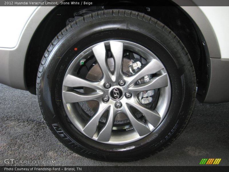 Stone White / Beige 2012 Hyundai Veracruz Limited