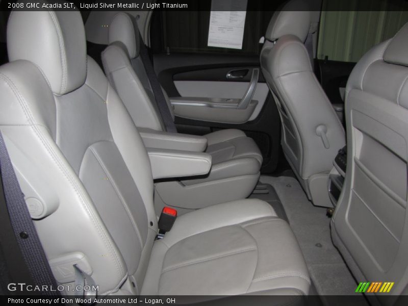 Liquid Silver Metallic / Light Titanium 2008 GMC Acadia SLT