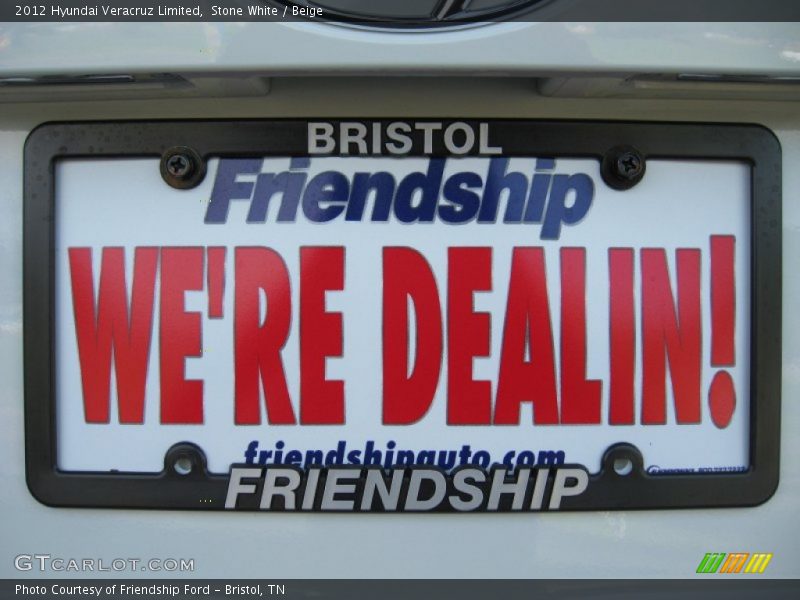 Stone White / Beige 2012 Hyundai Veracruz Limited