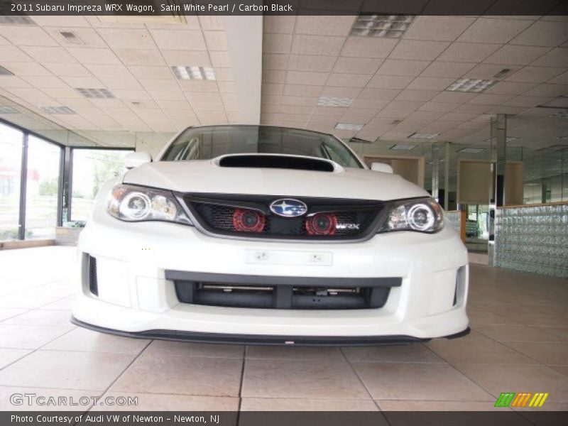Satin White Pearl / Carbon Black 2011 Subaru Impreza WRX Wagon
