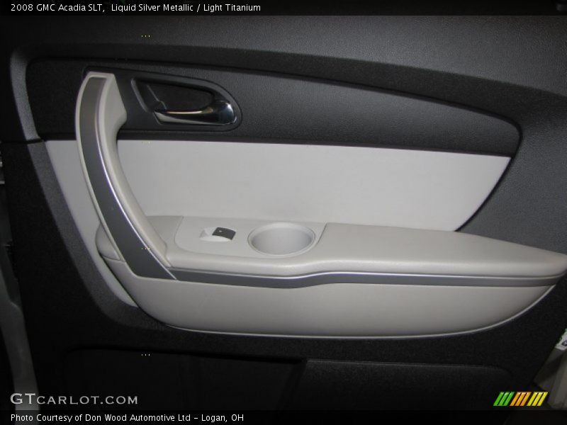 Liquid Silver Metallic / Light Titanium 2008 GMC Acadia SLT