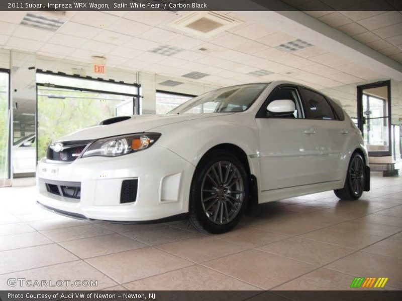 Satin White Pearl / Carbon Black 2011 Subaru Impreza WRX Wagon