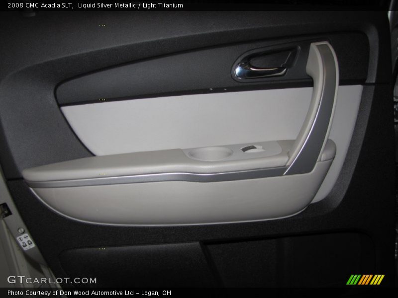 Liquid Silver Metallic / Light Titanium 2008 GMC Acadia SLT