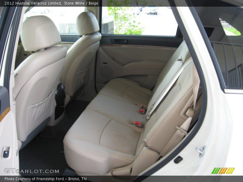 Stone White / Beige 2012 Hyundai Veracruz Limited