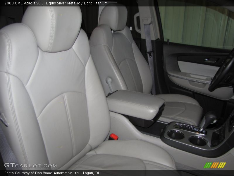Liquid Silver Metallic / Light Titanium 2008 GMC Acadia SLT