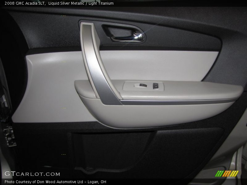 Liquid Silver Metallic / Light Titanium 2008 GMC Acadia SLT