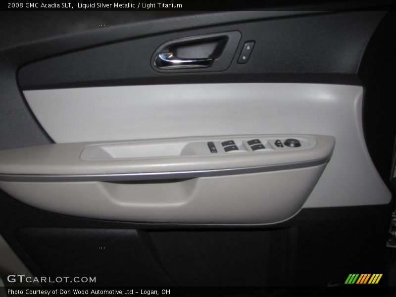 Liquid Silver Metallic / Light Titanium 2008 GMC Acadia SLT