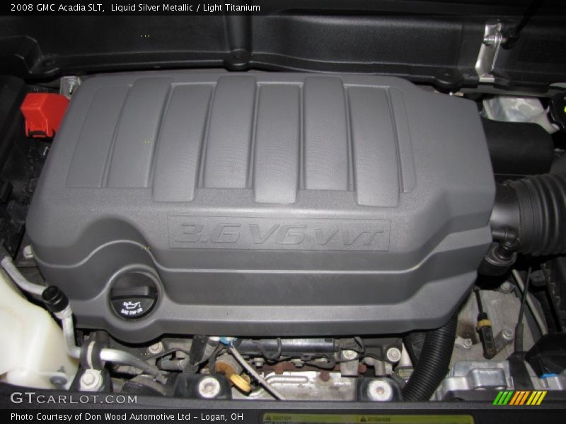 Liquid Silver Metallic / Light Titanium 2008 GMC Acadia SLT
