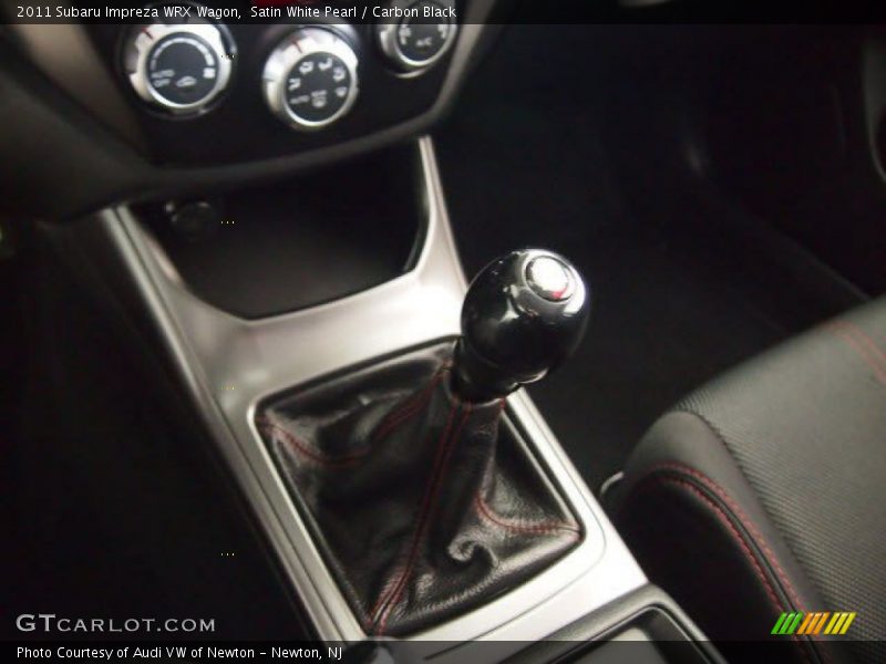 Satin White Pearl / Carbon Black 2011 Subaru Impreza WRX Wagon